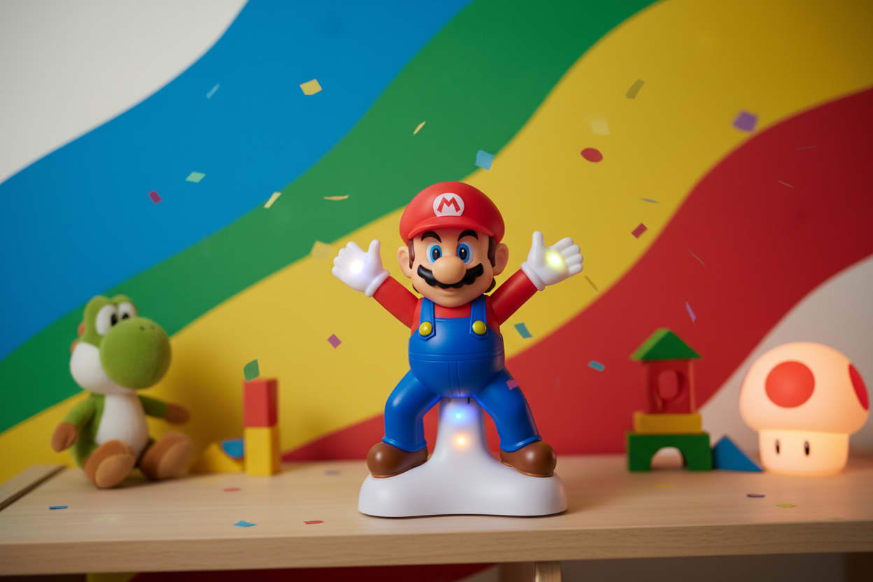 Mario Dancing Toy lifestyle shot in kids room