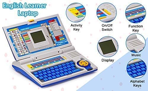 Kids' Educational Laptop Toy – 20 Fun Learning Activities | Letters, Numbers, Music & Games for Ages 3+