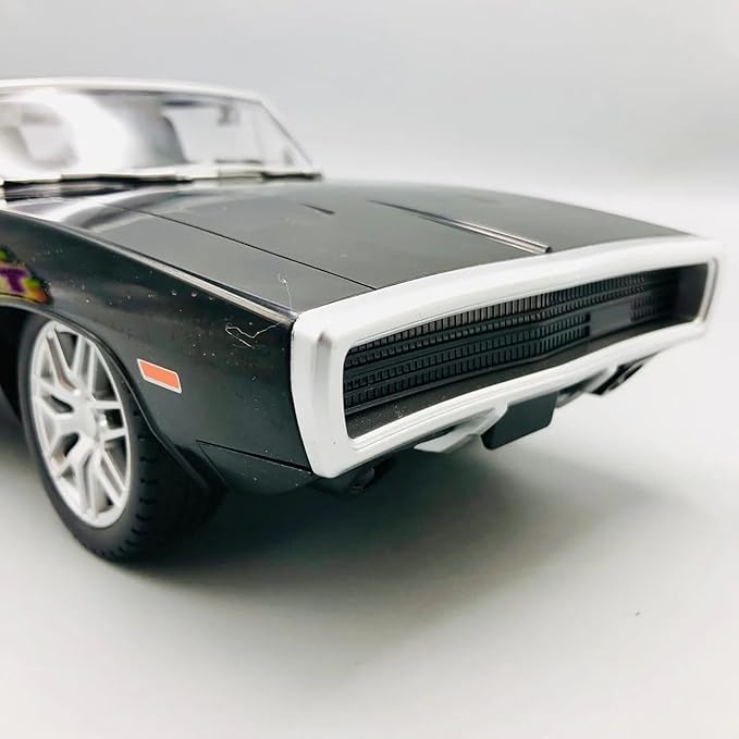 Model car on a white background