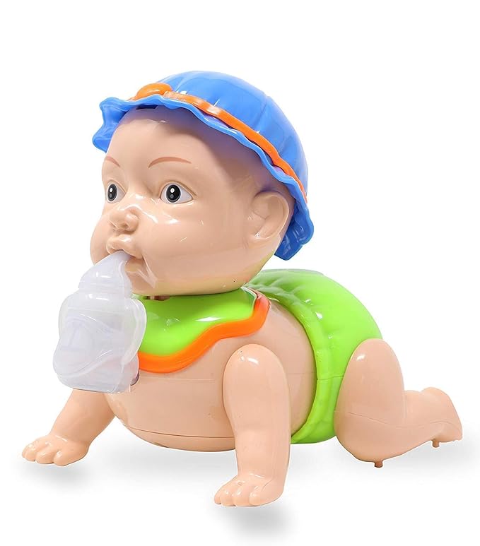 Musical Crawling Baby Toy with Light & Sound – Interactive Learning Toy for Babies 6 to 12 Months
