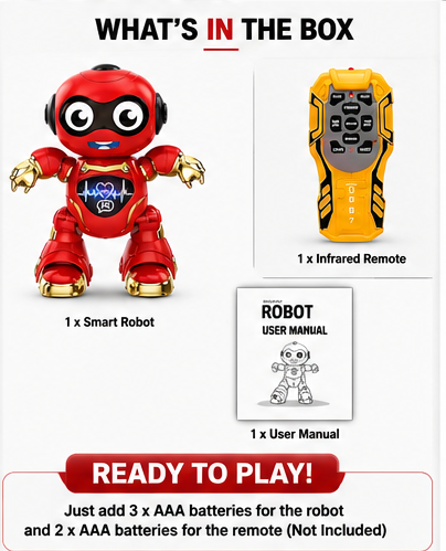 Dancing Robot Toy | Remote Control Educational Robot for Kids 4-12 Years