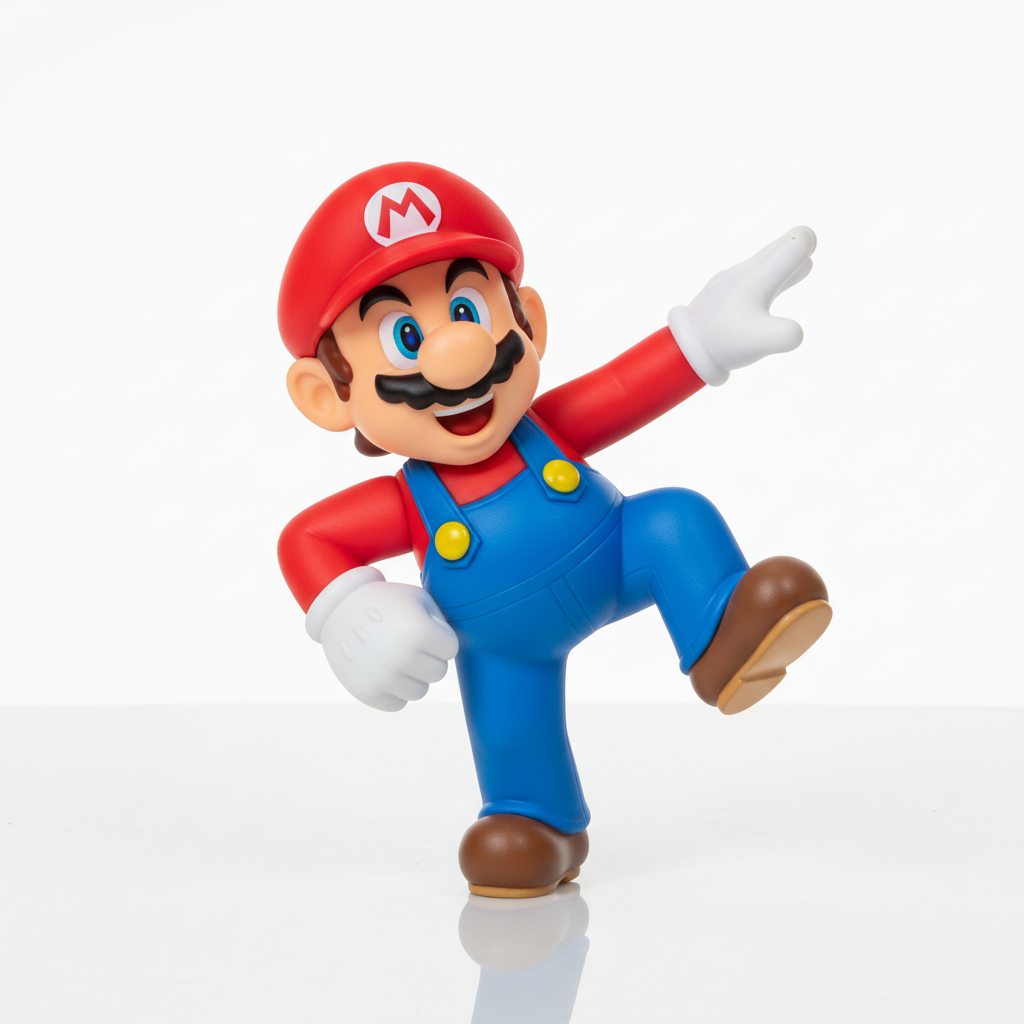 Mario Dancing Toy front view on white background